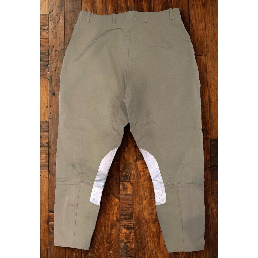 Ariat Pro Series Women’s Riding Breeches 36R 36x26 Beige Side Zip Equestrian - Picture 11 of 12